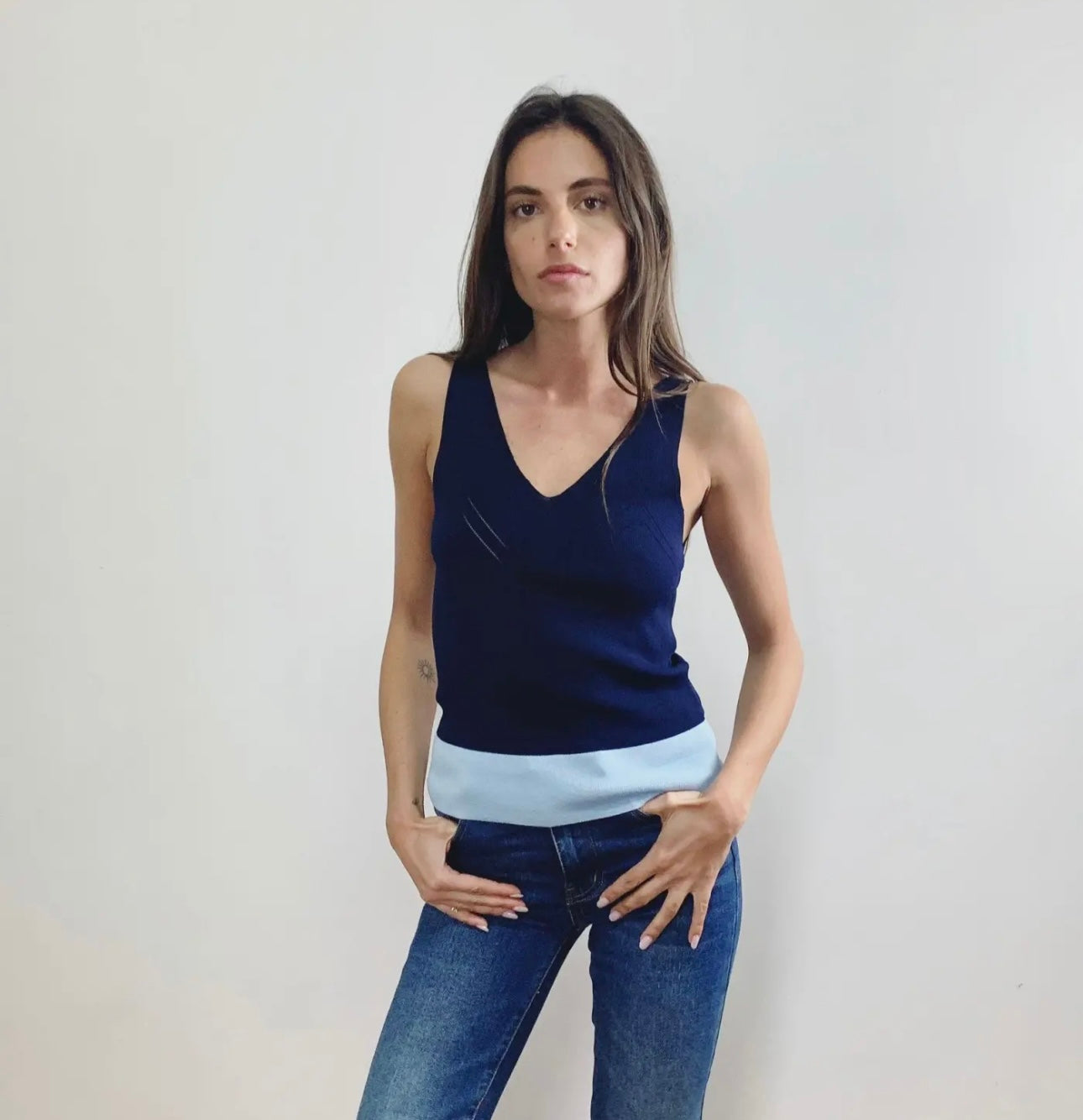 Blue top