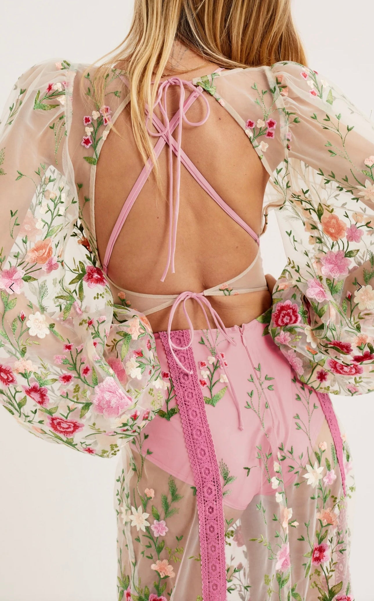 Maxi floral dress
