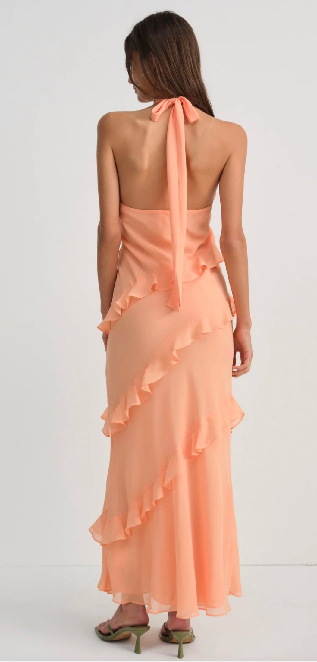 Peach dress