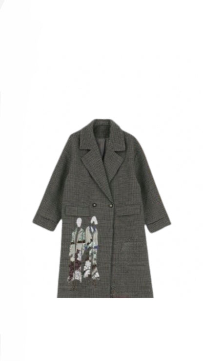 Wool trench