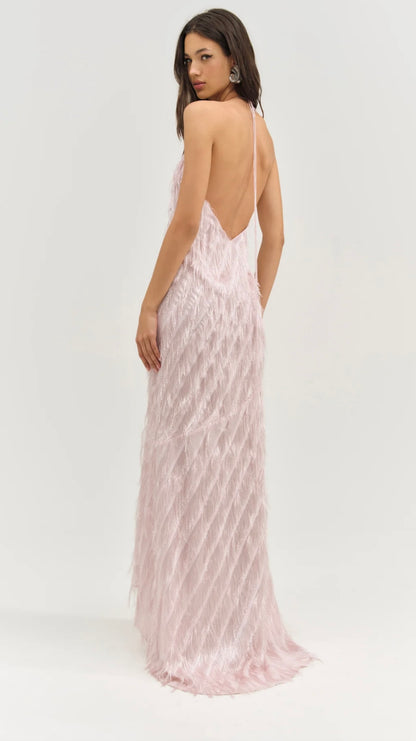 Pink maxi frenzy dress