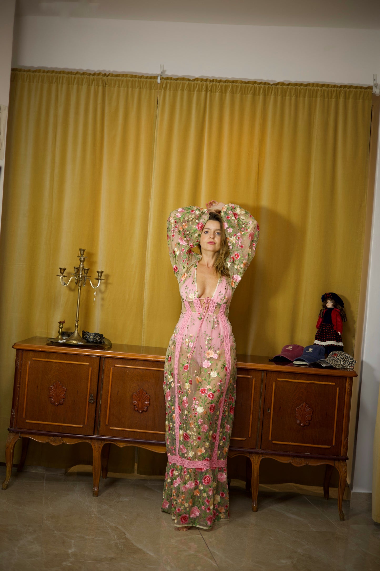 Maxi floral dress