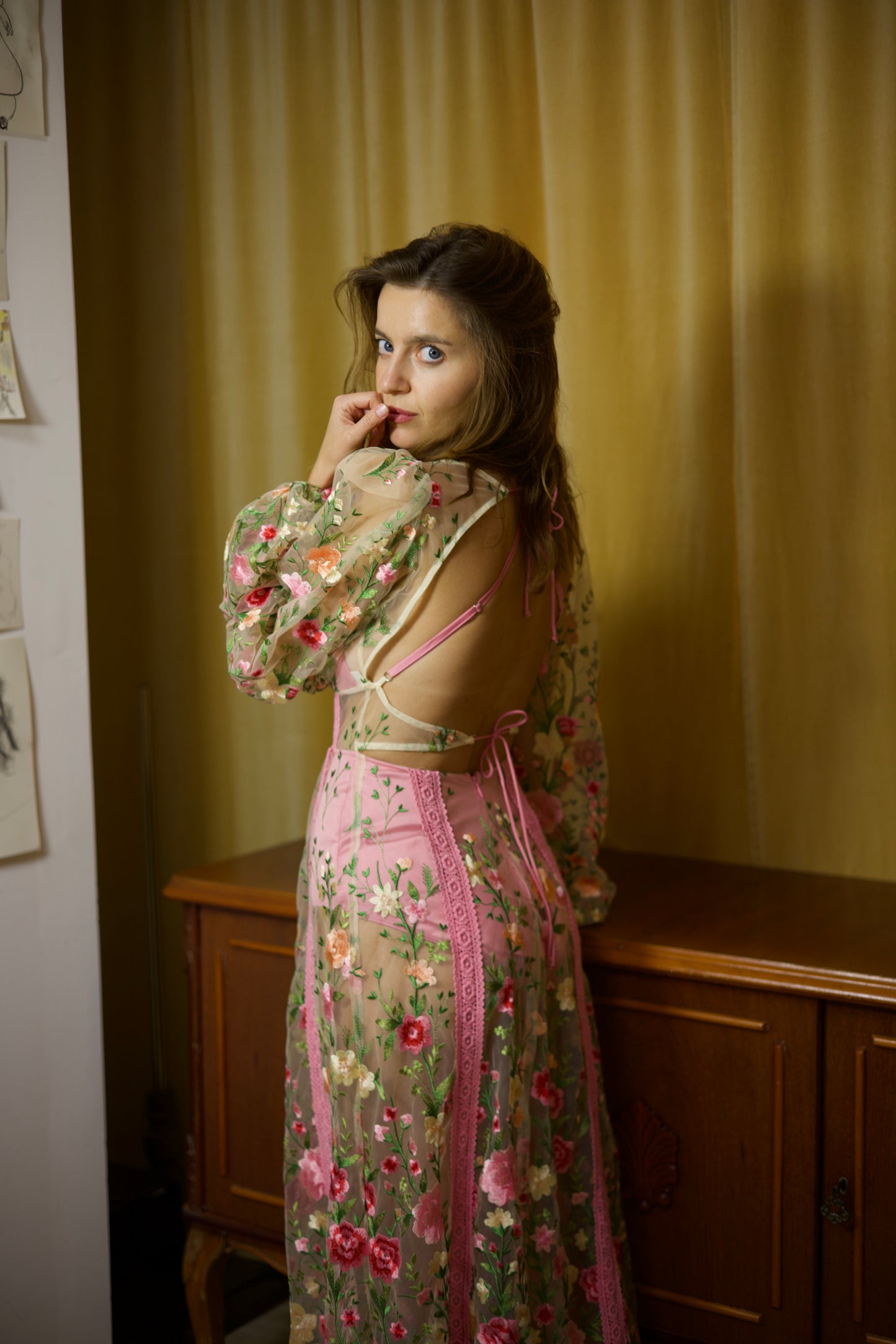 Maxi floral dress