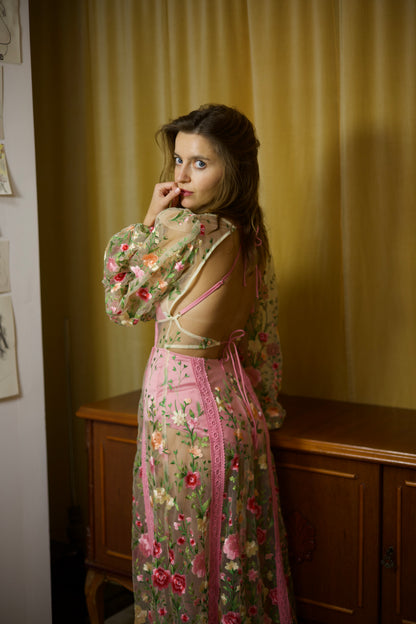 Maxi floral dress