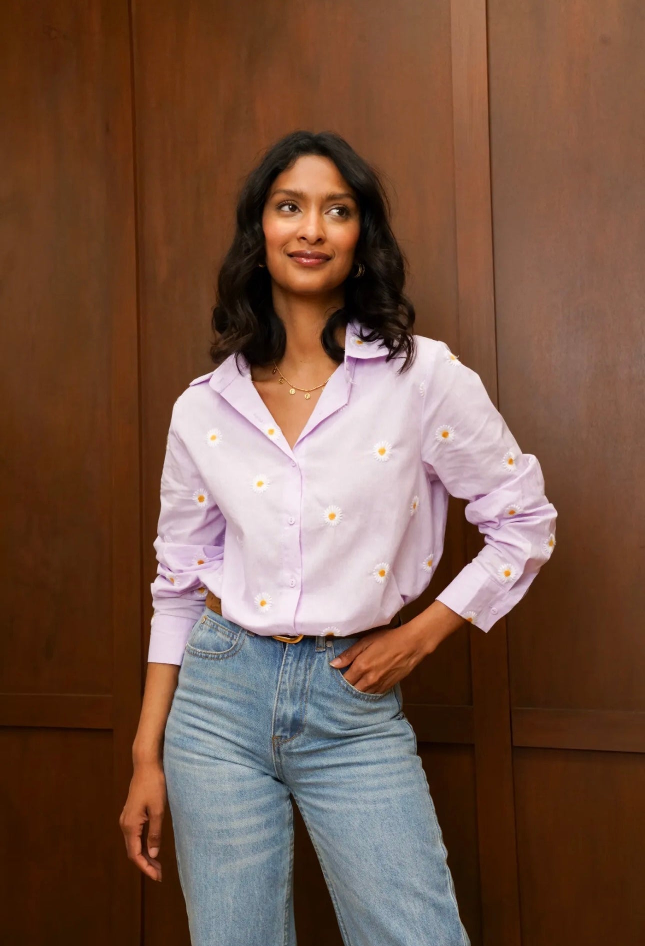Purple shirt