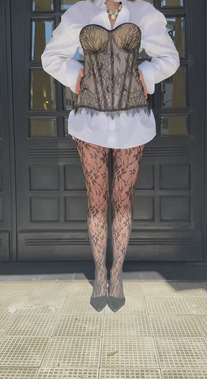 Classic Lace Tights