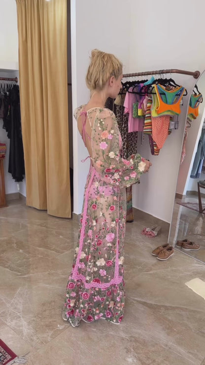 Maxi floral dress